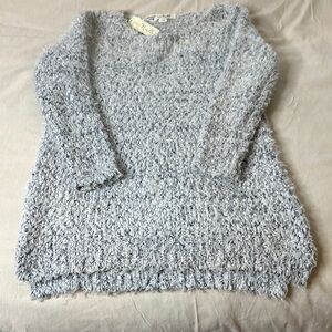 Simply Noelle Gray Crew Neck Sweater